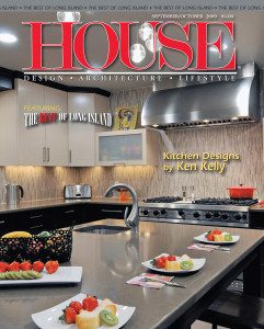 Kitchen Designs by Ken Kelly on Cover of House Magazine