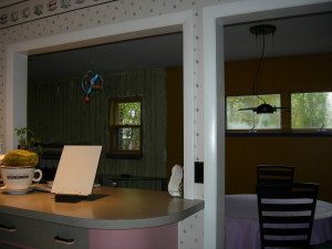 kitchen in a small space