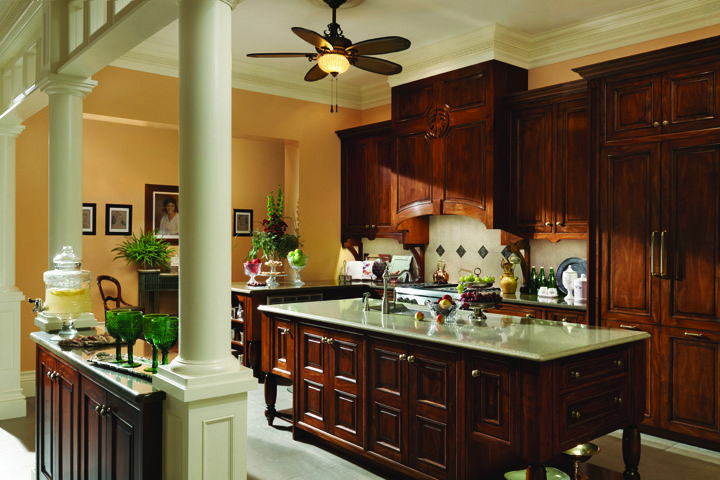 Create the Look of this Wood Mode Southern Reserve Kitchen