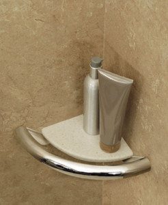 Invisia corner Shelf Grab Bar - Kitchen designs by Ken Kelly Blog