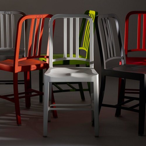The Emeco Navy Kitchen Counterstools Chairs and Barstools