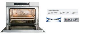 sub-zero wolf's convection steam oven
