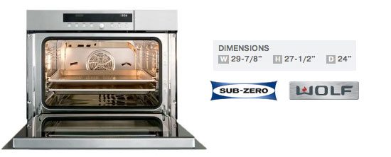 Sub-Zero Wolf’s Convection Steam Oven Offers a Healthy Cooking Experience