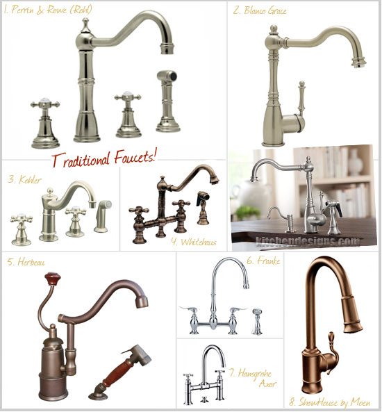 Traditional kitchen faucets by traditional kitchen faucets, perrin & rowe, rohl, blanco, kohler, herbeau, franke, hansgrohe, moen, showhouse