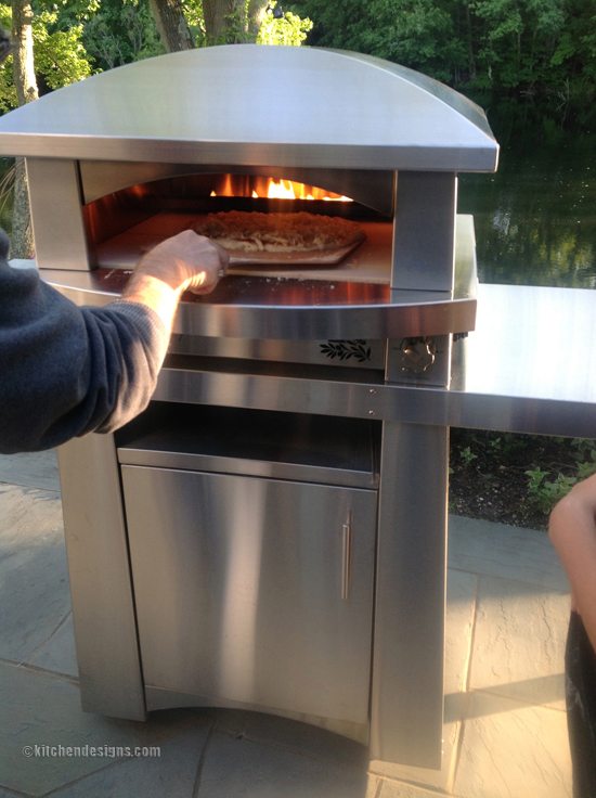 Homemade pizza making