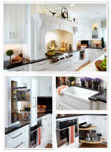 Kitchen Designs by Ken Kelly Hearth in White Kitchen with Spice Pull Out and Accessories by William Sonoma, Sink by Whitehaus