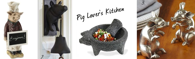 Pig Kitchen Accessories and Decor