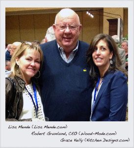 Long Island Kitchen Designs by Ken Kelly with Wood Mode CEO Robert Grunlund and Lisa Mende of Lisa Mende Interior Design and Grace Kelly