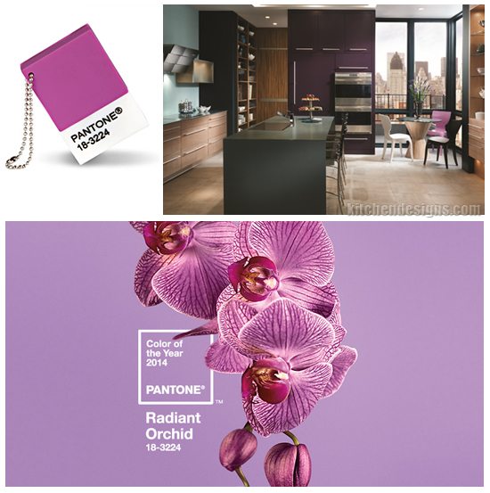 Pantone color of the year Kitchens 2014 Purple Wild Orchid