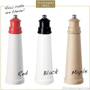 Fletchers Lighthouse Peppermill for your kitchen