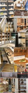 transitional and modern kitchen storage and organizing ideas for drawers and cabinets