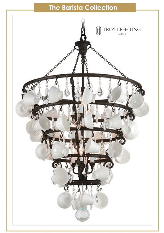 Coffee Cup Chandelier Troy Lighting Photo