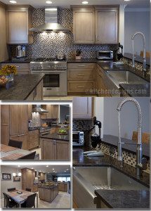 ken kelly kitchen in soothing greys and natural neutrals in Northport Long Island