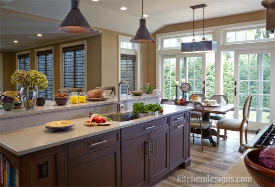 grey kitchen by Kitchen Designs by Ken Kelly