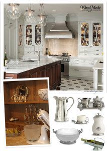 Formal Kitchen Design with Formal Decor and Accessories Photo via kitchen designs by Ken Kelly Long Island Showroom