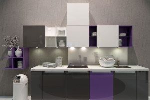 how to style open shelves