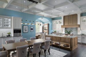 bold contrast new kitchen colors