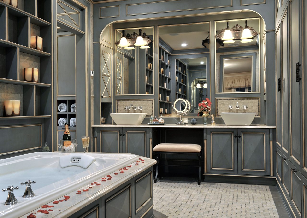 French Elegance Master Bath Renovation NY