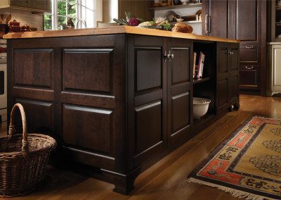 Wood Mode Custom Cabinetry Island