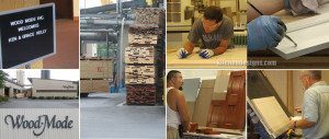 Wood Mode Factory Photo of Workers Hand Customizing your cabinetry