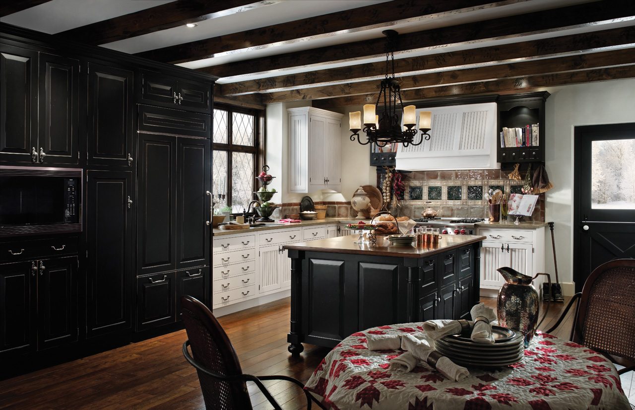 black kitchens