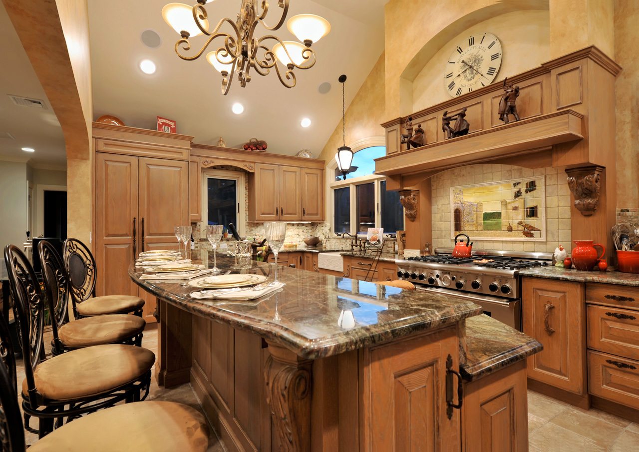 Mediterranean Old World Kitchen in Nassau County