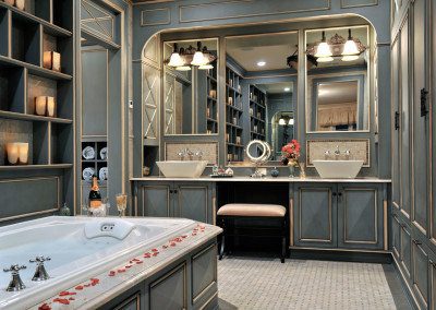 luxury bathroom vanity