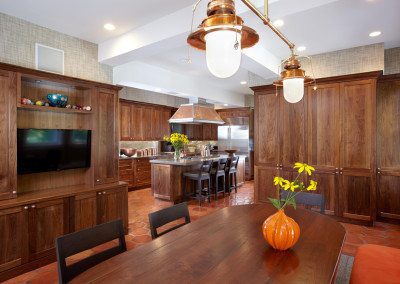 Copper and Walnut Kitchen by Kitchen Designs by Ken Kelly Long Island Showroom