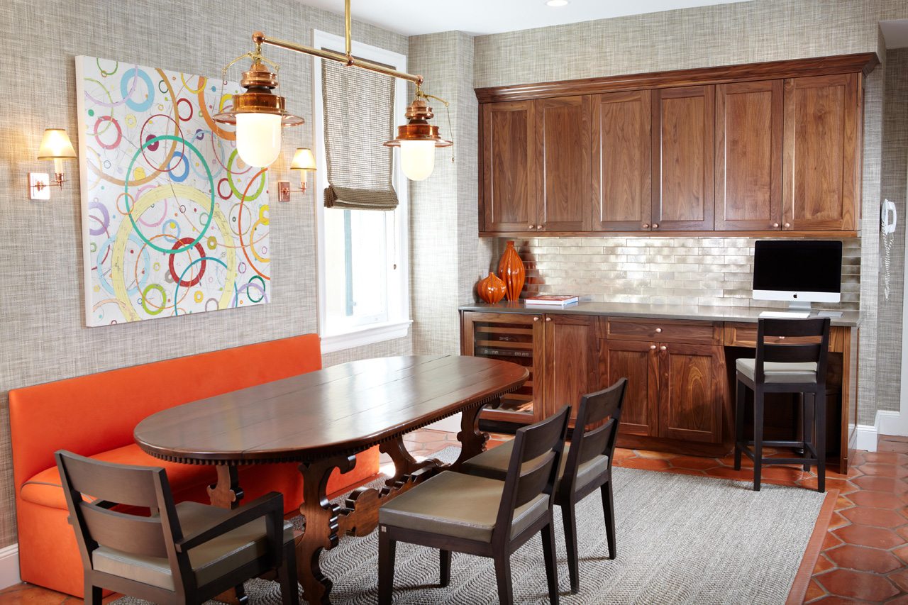 Copper and Walnut Kitchen by Kitchen Designs by Ken Kelly Long Island Showroom