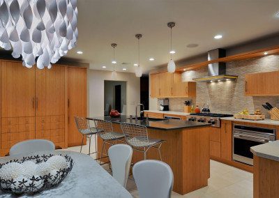 Green Kitchen Cabinets in a Roslyn Long Island Home