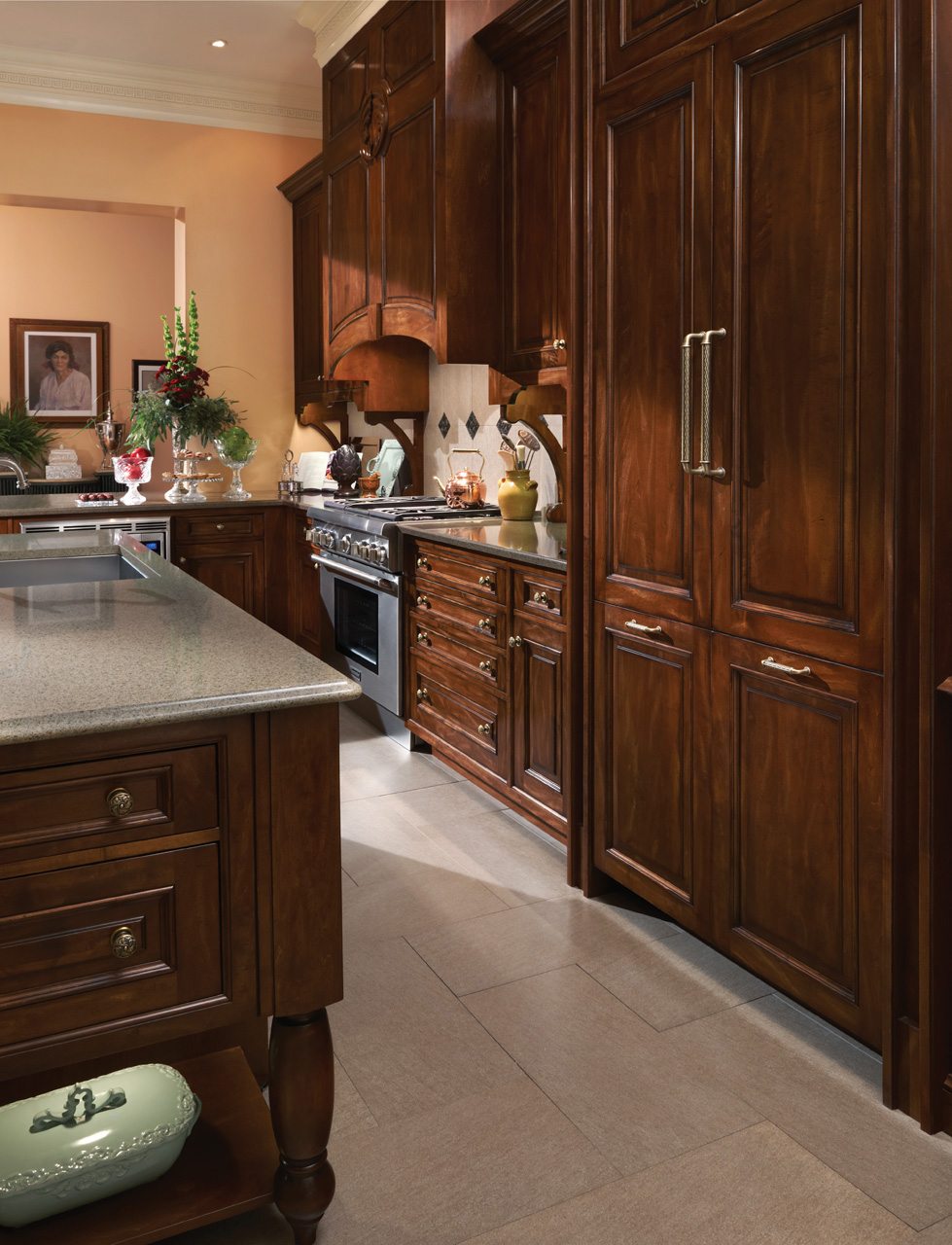 Luxury Kitchen in Wood Mode Cabinetry