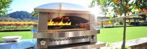 outdoor pizza making