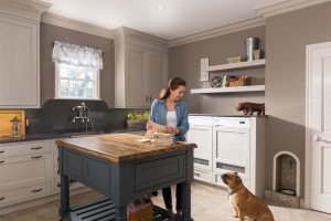 dog room custom cabinetry