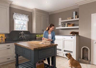 dog room custom cabinetry