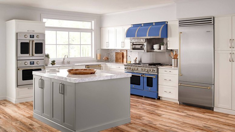 new kitchen ideas for 2018 - colorful bold appliances for contrast new kitchen ideas for 2018 - colorful bold appliances for contrast