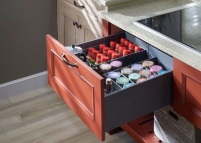 Wood Mode Nova Recessed Kitchen Storage