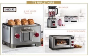 wolf gourmet blenders, toasters, countertop ovens