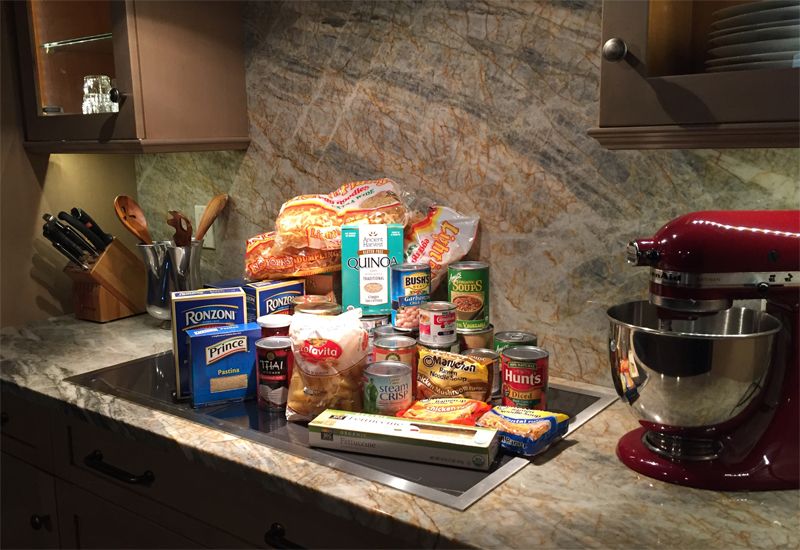 Support local food pantries with this kitchen idea