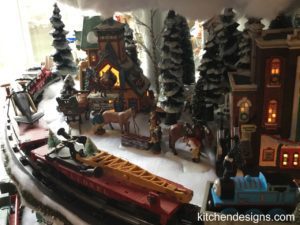 TRAIN TREE LAYOUT DESIGNED BY KITCHEN DESIGNS BY KEN KELLY