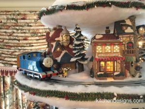 TRAIN TREE LAYOUT DESIGNED BY KITCHEN DESIGNS BY KEN KELLY