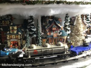 TRAIN TREE LAYOUT DESIGNED BY KITCHEN DESIGNS BY KEN KELLY