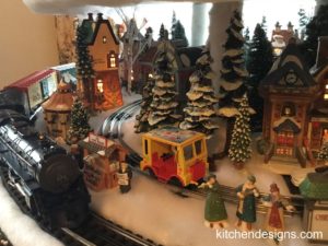 TRAIN TREE LAYOUT DESIGNED BY KITCHEN DESIGNS BY KEN KELLY