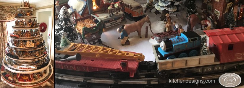 Ken Designs a Unique Train Tree Layout with Kids