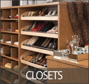 custom closets and kitchen cabinets
