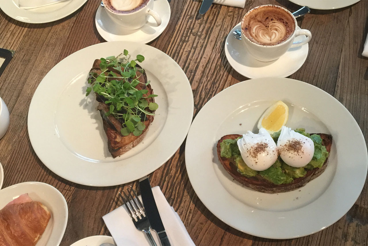 Poached Eggs and Avocado Toast