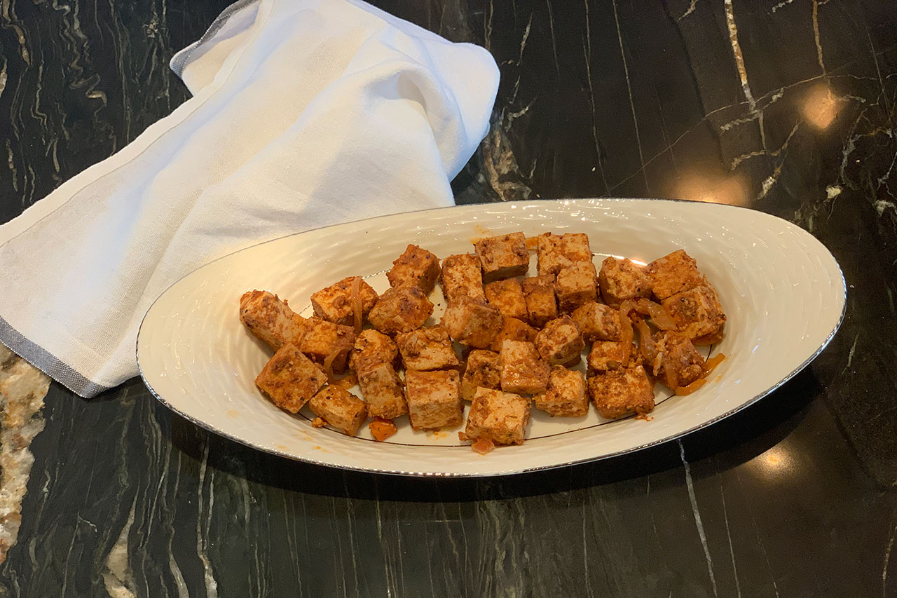 Tofu Baked in BBQ Sauce