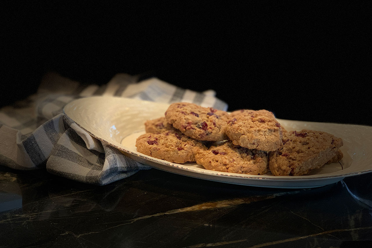 Oatmeal Cranberry Orange Cookies