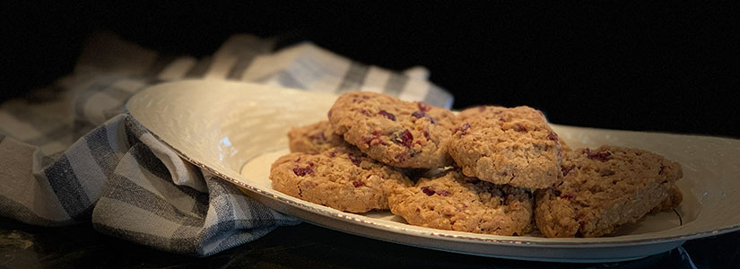 Oatmeal Cranberry Orange Cookies