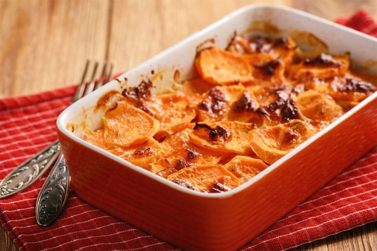 Sweet Potato Anna Layered Potatoes Ken Kelly Kitchen Recipes