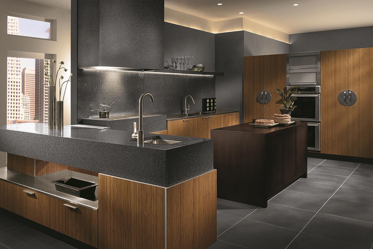 Contemporary Minimalismalist Kitchen Design - Wood Mode - Ken Kelly